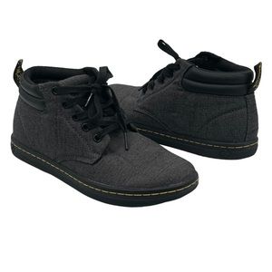 Dr Martens Belmont Chukka Gray Black Ankle Boots Womens Size 8